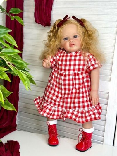 Кукла Реборн мягконабивная 60см в пакете (FA-041B)