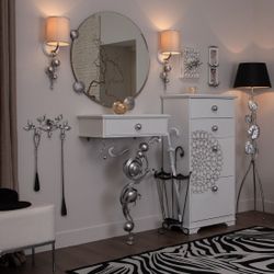 Рожок для обуви кованый Серебро