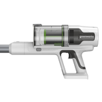 Пылесос вертикальный акк. Greenworks SV24360, 24V, б/щет, 250 Вт, 17 кПа, электрощетка, 2 насадки, LED, белый+серебро, 1х4Ач и ЗУ (4702107UB)