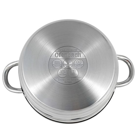 Кастрюля 6 л. из нержавеющей стали Ofenbach NB 100514