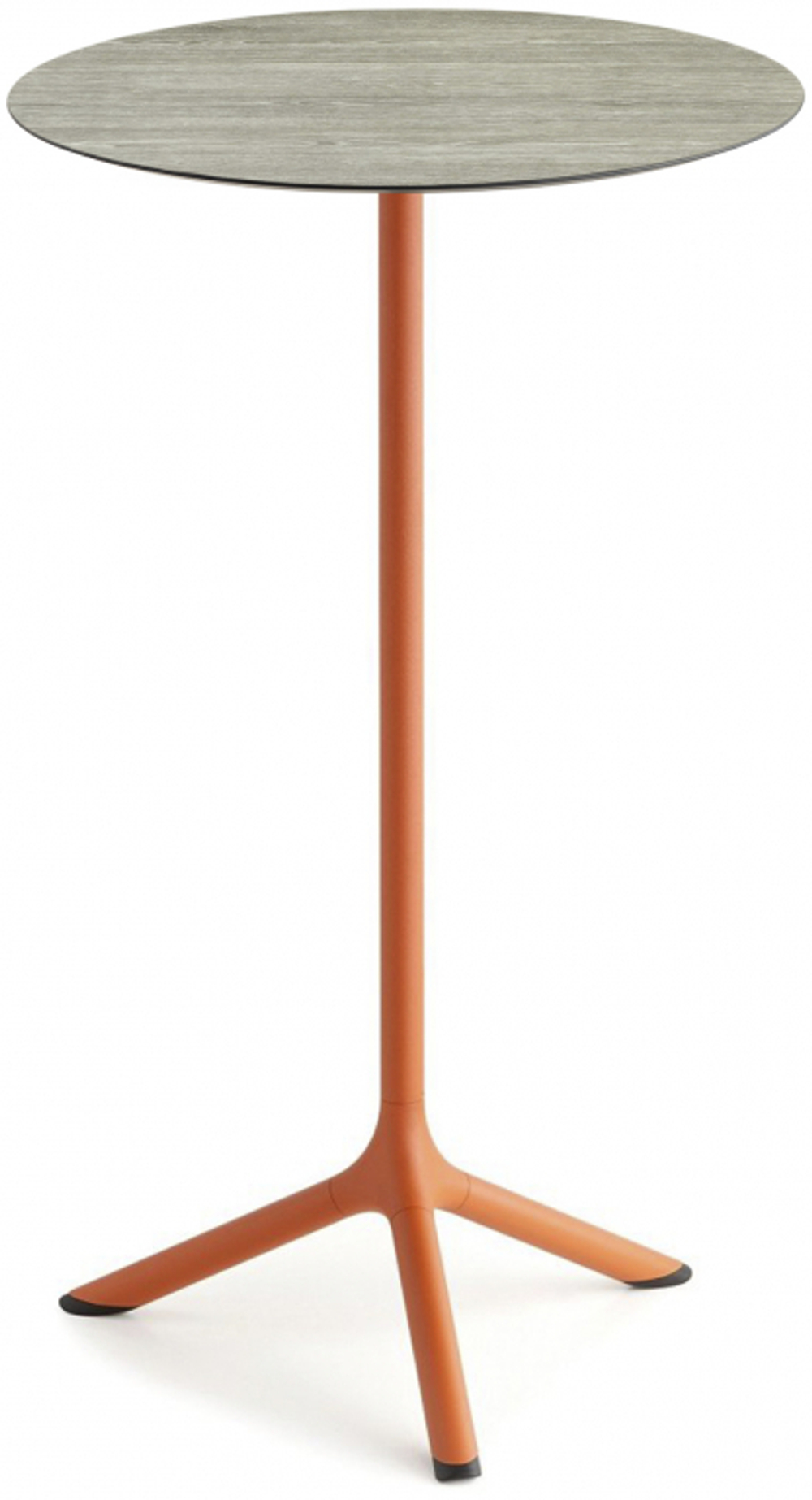 Стол ламинированный барный складной Scab Design Tripe Folding, терракотовый, состаренный серый дуб