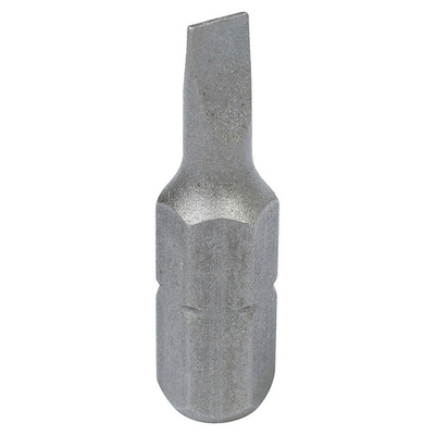 KING TONY (102545S1) Вставка (бита) торцевая 1/4", L = 25 мм, Slotted, SL4.5 х 0.6 мм