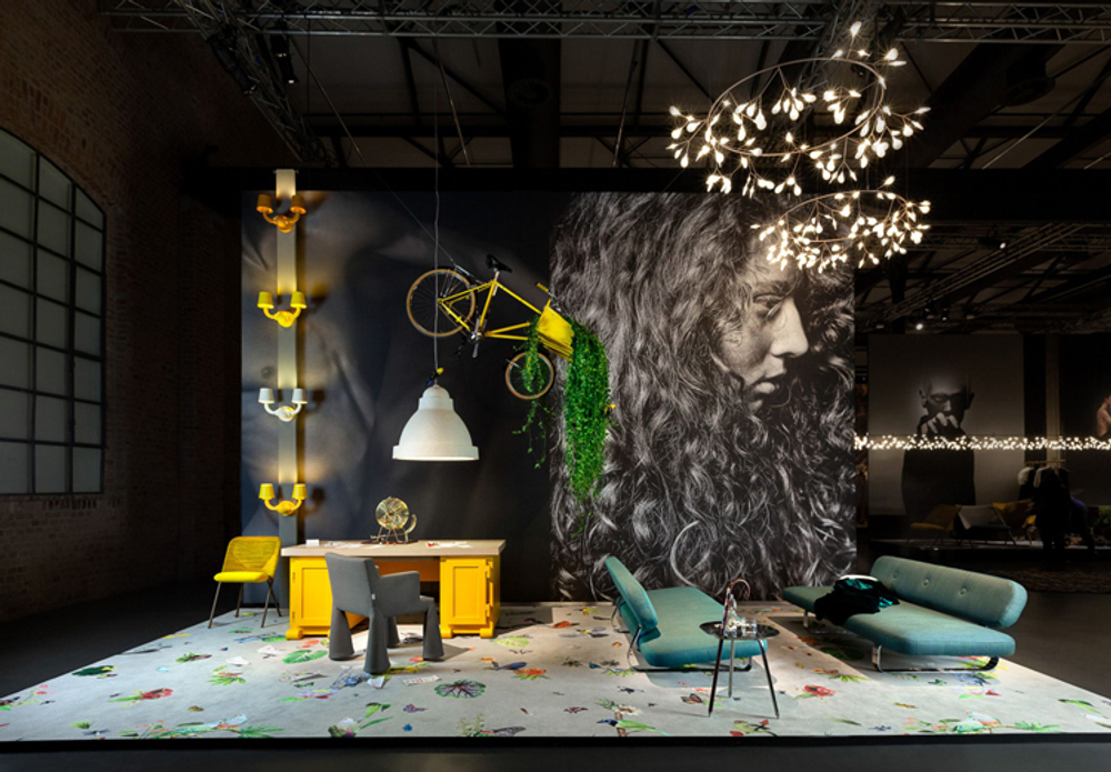 Pendant design lamp  Heracleum  Big O by Moooi (Brass,  D105)