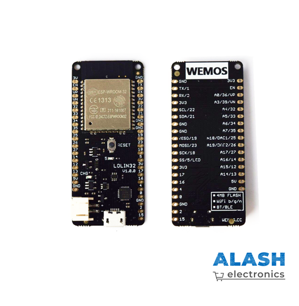 WeMos LOLIN32 V1.0.0 на базе платы ESP32 Rev1 с поддержкой Wifi и Bluetooth