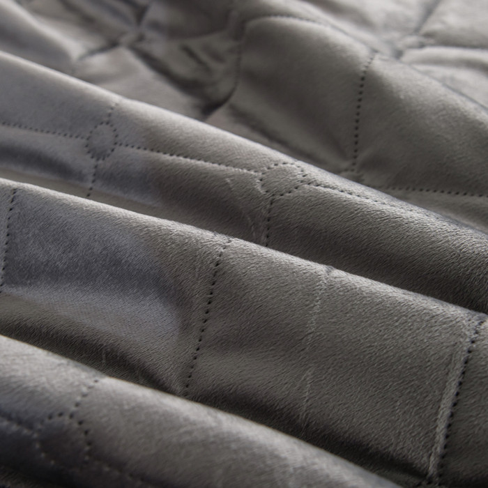 Велюровое покрывало ромб OVF043