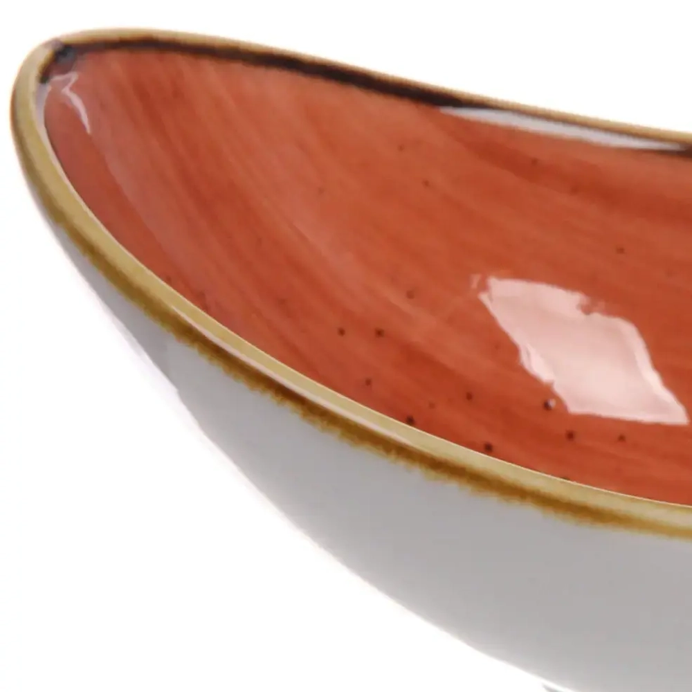 Салатник керамический «Corsica orange» 14,5*8,2*5,7см