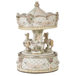 GAEM Фигурка декоративная "Карусель" (муз, движ), L10,5 W10,5 H16,5 см