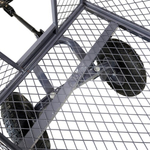 Тележка транспортировочная СОРОКИН 9.44 с бортами, четырехколесная 260 кг, 610х1220 мм