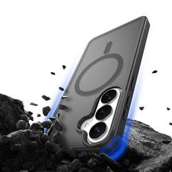 Чехол черного цвета с MagSafe для Samsung Galaxy S26, серия Yind Series от Dux Ducis