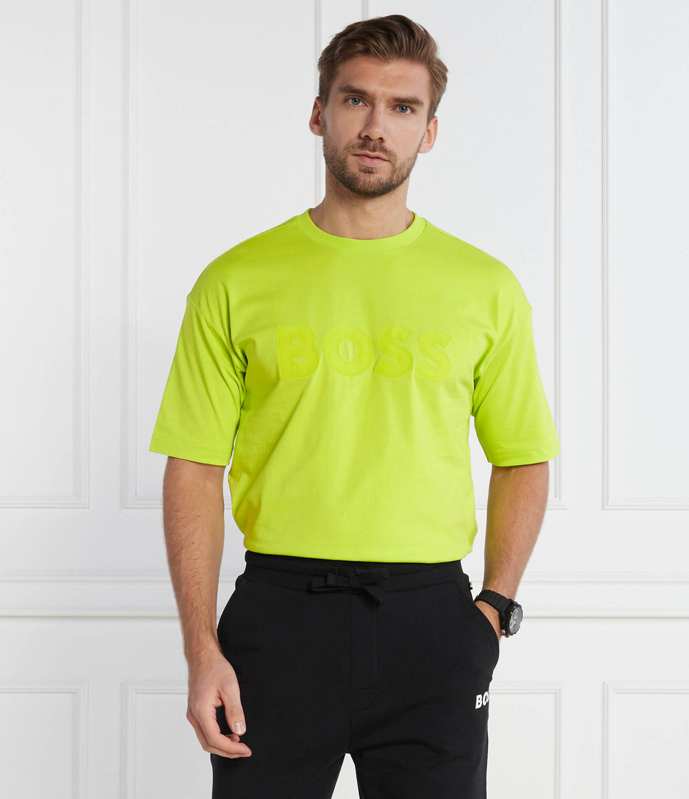 Футболка Tee Lotus BOSS GREEN - лимонный(50501232)