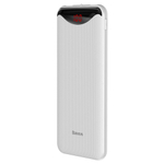 Внешний аккумулятор Baseus Gentleman Digital Display Powerbank 10000mAh - White