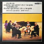 Дворжак - Струнный квартет фа мажор «Американский» / Фортепианный квинтет ля мажор (Япония 1979г.)