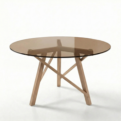 Дизайнерский стол EDGE GLASS