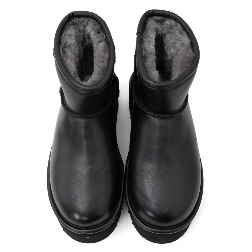 Ugg Classic Mini Platform Leather Black