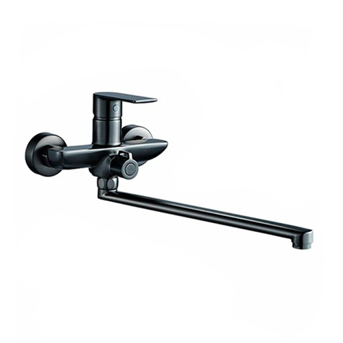 Смеситель для ванны и раковины 35к HB22505-3  HAIBA див корп L-нос оружейная сталь