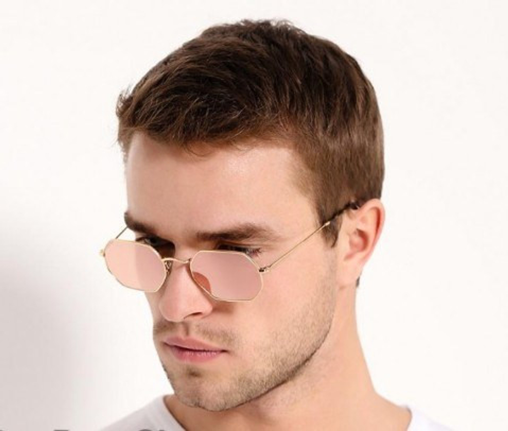 Ray-Ban Octagonal Flat Lenses RB3556N 001/Z2 / 53