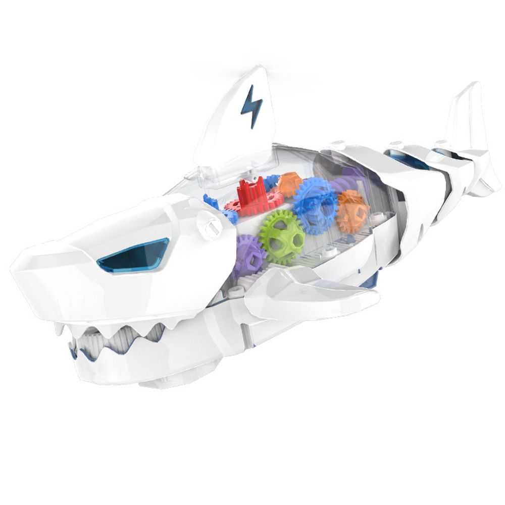Акула с шестеренками со звуковыми эффектом Gear Robot Shark