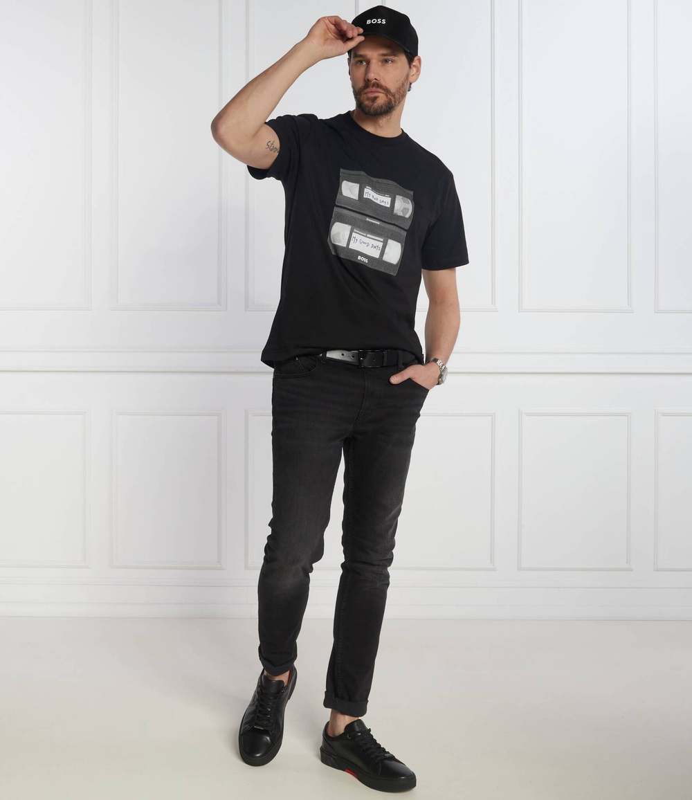 Футболка TeRetroLeo BOSS ORANGE - черный(50510021)