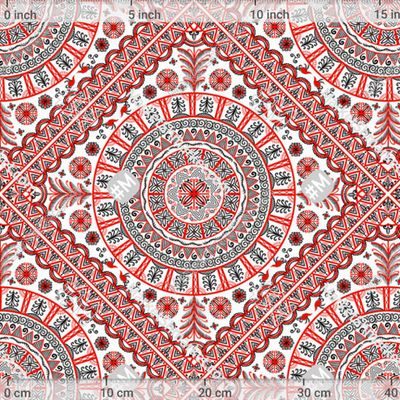 Геометрический диагональный орнамент. Мезенск by Irina Skaska 273 DPI