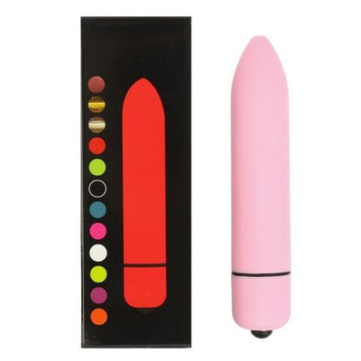 Розовая гладкая вибропуля «Оки-Чпоки» - 9 см. (Цвет: розовый)