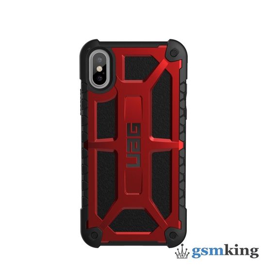 UAG Monarch Series Case for Apple iPhone XS/X Crimson (Малиновый)IPHX-M-CR