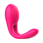 Розовое виброкольцо с пультом ДУ I-Moon Candy MY-1001