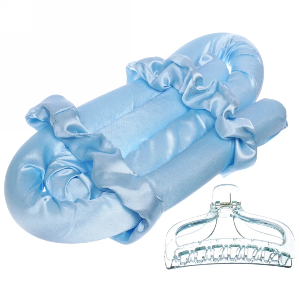 Бигуди для волос «Curling- Изумрудная мечта», цвет голубой, 22*8*5см