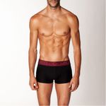 Мужские трусы боксеры черные CASANOVA 0006A