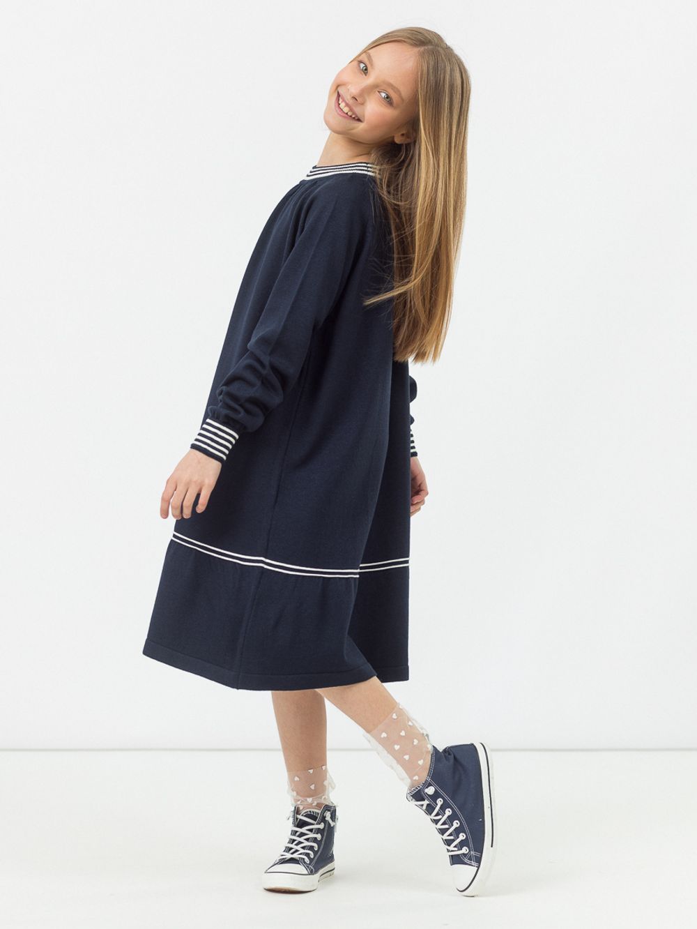 Платье для девочки AT700  синий