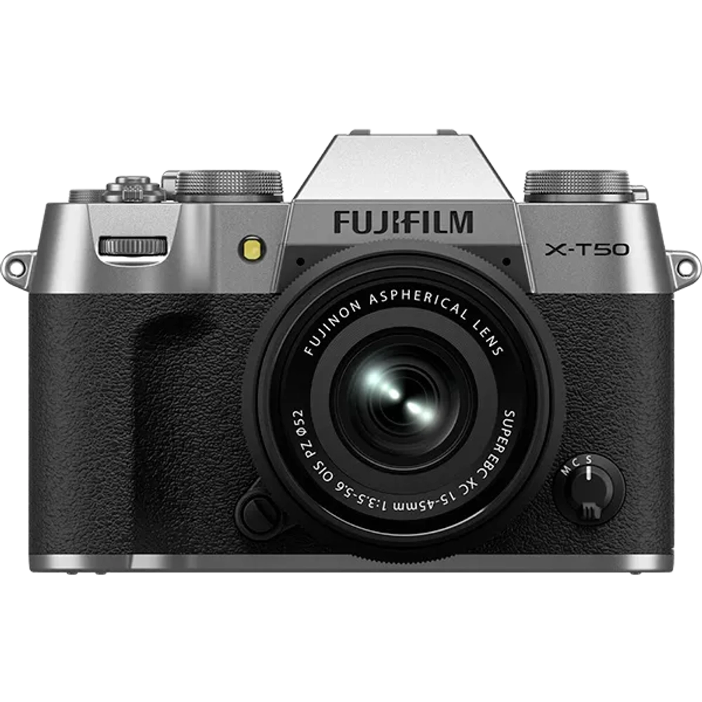 Цифровая фотокамера FujiFilm X-T50 Kit XC 15-45mm. Серебристый