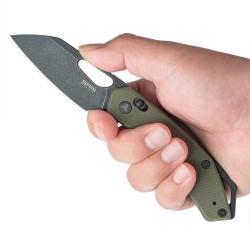 Нож складной SRM 261M-GP Cub PVD (154CM, Green G10)