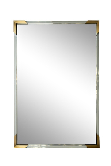 Зеркало декоративное 92х61см Garda Decor с золотыми вставками