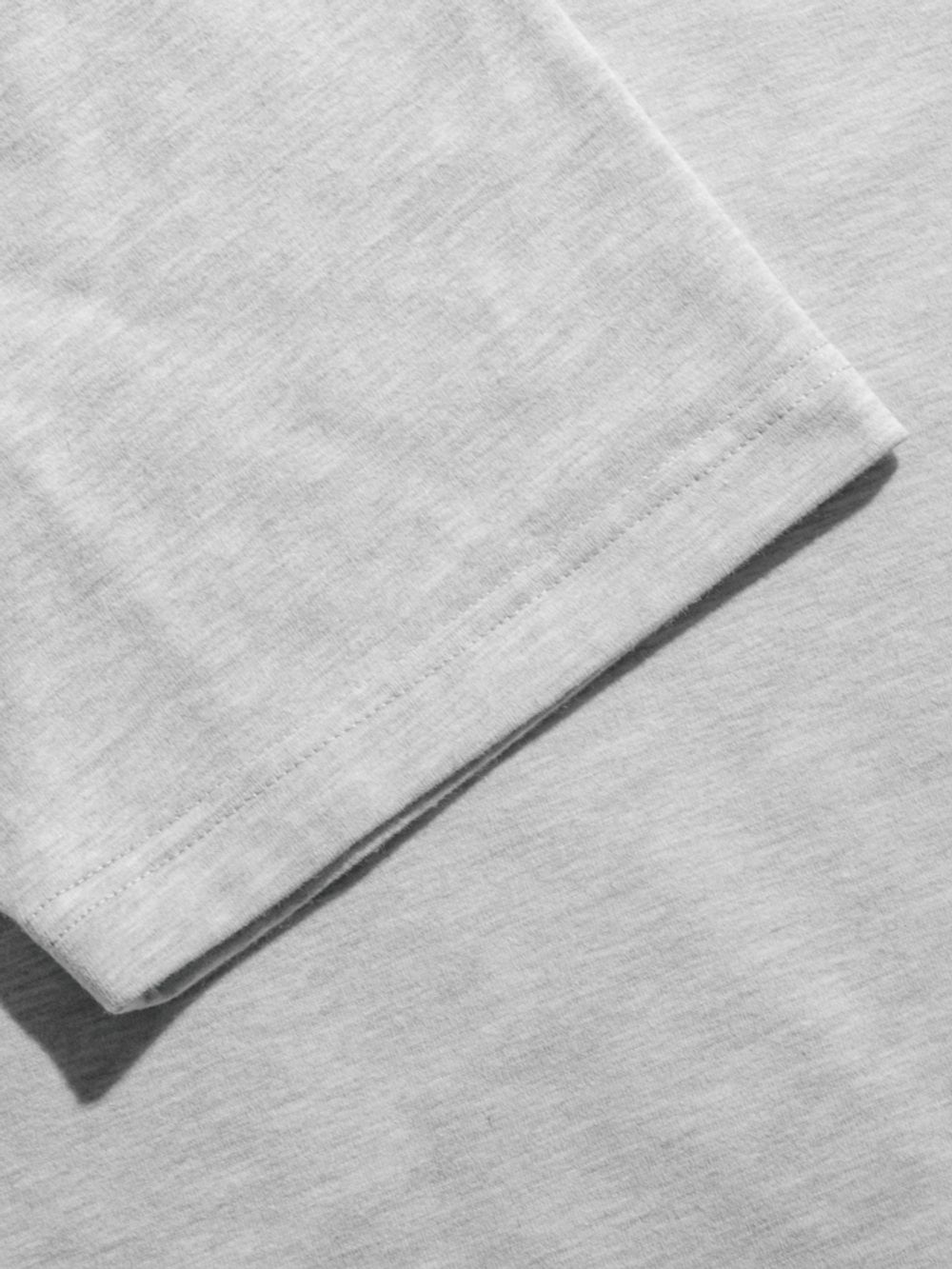 Футболка Hardlunch оверсайз F&K меланж серая