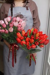 Букет "Тюльпаны микс" 25 штук