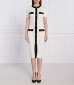 хлопковое платье Elisabetta Franchi - белый(AM69Q26E2)