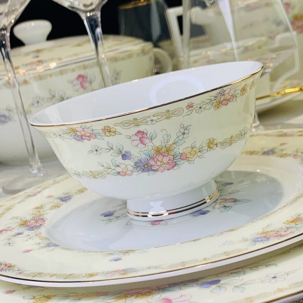 Lenardi 145-332 Набор из 2 салатников 11,5см FLEUR в под.уп.(х24)Костяной фарфор