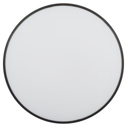 Светильник потолочный светодиодный ЭРА Классик без ДУ SPB-6 Slim Base BK 24W-5K 5000К