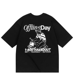 Футболка Haided Offline Day RLXD HW TEE, Черный