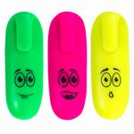 Набор текстовыделителей ЮНЛАНДИЯ 3 шт., мини, АССОРТИ, "НЕОНЧИКИ", линия 1-5 мм, 151764