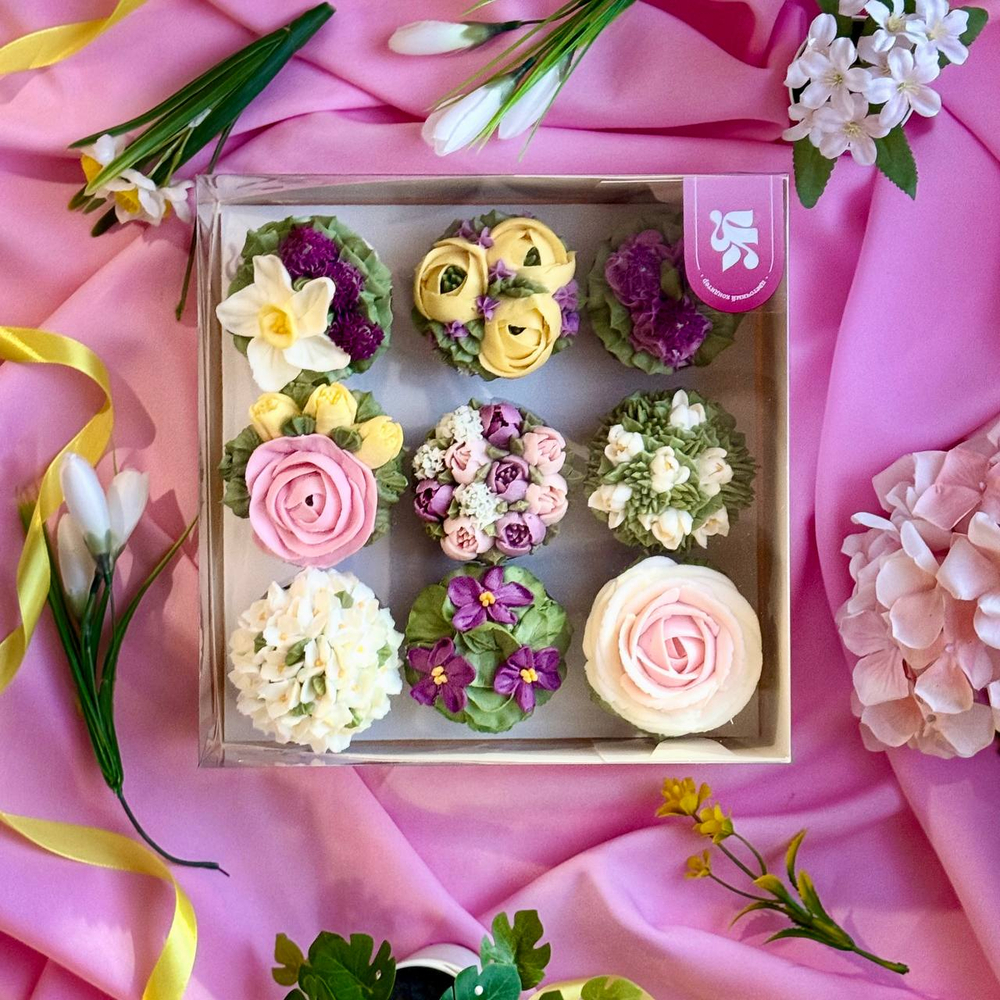 Набор шоколадных горшочков "Цветочный калейдоскоп"