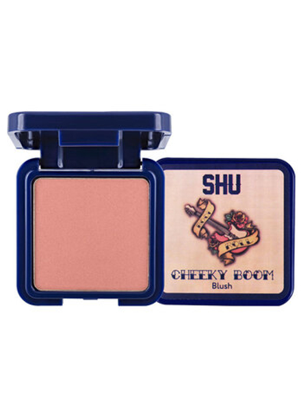 SHU Румяна для лица Cheeky Boom, компактные, тон №35, Нежный розовый, 3 гр
