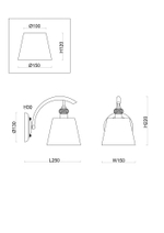 Настенный светильник (бра) Freya FR5267WL-01BS
