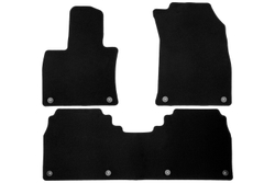 Коврики в салон для Hongqi E-HS9 2020- (6 мест), 3 шт. (текстиль) KLEVER0111600201200K