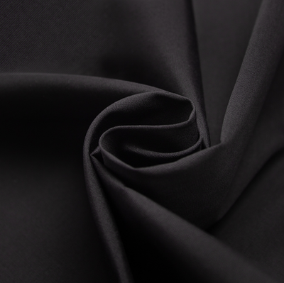 Ткань рубашечная 120 гр/м2, 150 см, черный