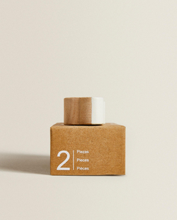 Мебельная ручка Zara Home, 2х4х4 см, дерево, 2 шт., 5622/555