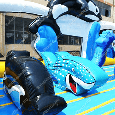 Коммерческий надувной батут "Океан"