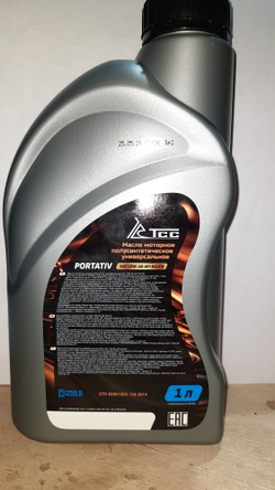 Масло моторное полусинтетическое универсальное SAE 10W-40, API SG/CD (4T-ASPECT, канистра 1л/ Motor oil 1liter can)