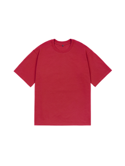 Футболка оверсайз (красный) 190 г