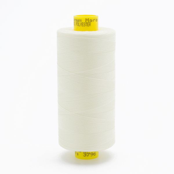 Нитка Gutermann Mara 120 (1000 метров), 1 кат., универсальная | 3796 св.кремовый