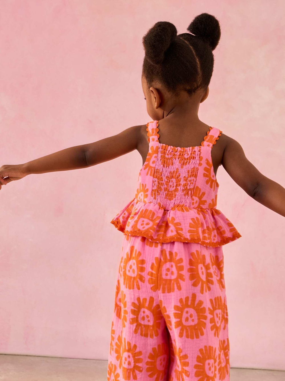 Комбинезон летний для девочки Next E79-575, Фуксия